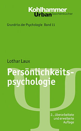Kartonierter Einband Persönlichkeitspsychologie von Lothar Laux