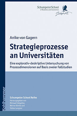 Kartonierter Einband Strategieprozesse an Universitäten von Anike von Gagern
