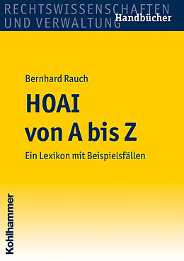 Kartonierter Einband HOAI von A bis Z von Bernhard Rauch