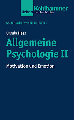 Kartonierter Einband Allgemeine Psychologie II von Ursula Hess