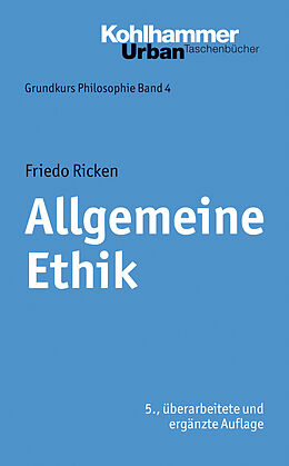 Kartonierter Einband Allgemeine Ethik von Friedo Ricken