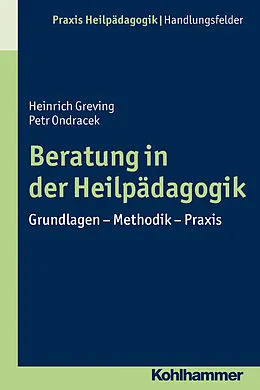 E-Book (pdf) Beratung in der Heilpädagogik von Petr Ondracek