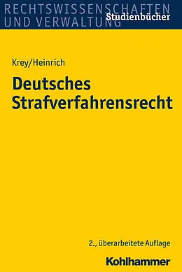 E-Book (pdf) Deutsches Strafverfahrensrecht von Manfred Heinrich