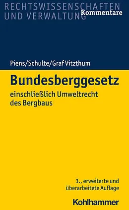 E-Book (pdf) Bundesberggesetz von Stephan Graf Vitzthum