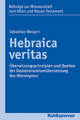 Kartonierter Einband Hebraica veritas von Sebastian Weigert