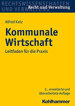 Kartonierter Einband Kommunale Wirtschaft von Alfred Katz, Nicolas Sonder, Jan Seidel