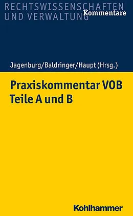 E-Book (epub) Praxiskommentar VOB - Teile A und B von Christian Leesmeister, Inge Jagenburg, Sebastian Baldringer