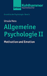 E-Book (pdf) Allgemeine Psychologie II von Ursula Hess