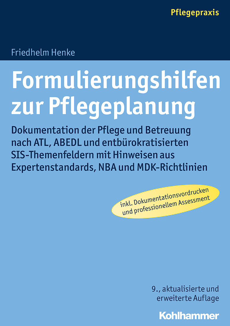 Formulierungshilfen Zur Pflegeplanung Friedhelm Henke Buch Kaufen Ex Libris