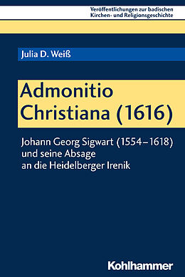 Kartonierter Einband Admonitio Christiana (1616) von Julia D. Weiß