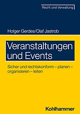 Kartonierter Einband Veranstaltungen und Events von Holger Gerdes, Olaf Jastrob