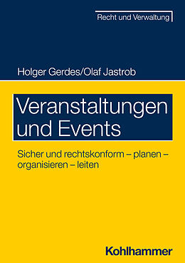 Kartonierter Einband Veranstaltungen und Events von Holger Gerdes, Olaf Jastrob