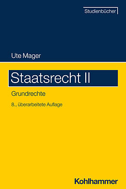 Kartonierter Einband Staatsrecht II von Ute Mager