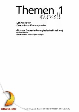 E-Book (pdf) Themen aktuell 1. Glossar Deutsch-Portugiesisch (Brasilianisch) von Hartmut Aufderstraße, Heiko Bock, Mechthild Gerdes