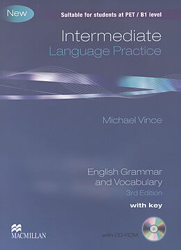 Kartonierter Einband Intermediate Language Practice. Student's Book with CD-ROM and key von Michael Vince