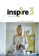 Broschiert Inspire 3(B1) - Internationale Ausgabe - 1. Auflage von Marie-José Lopes, Delphine Twardowski-Vieites