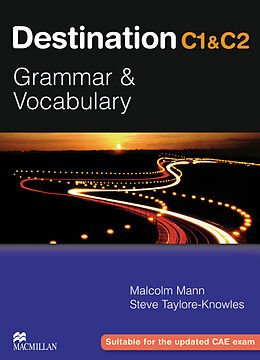 Couverture cartonnée Destination C1 & C2 Grammar and Vocabulary. Student's Book de Malcolm Mann, Steve Taylore-Knowles