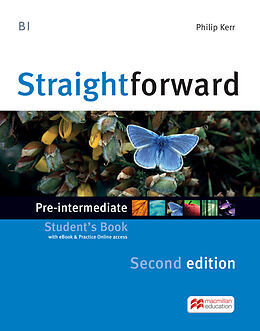  Straightforward Second Edition, m. 1 Buch, m. 1 Beilage de Philip Kerr, Matthew Jones