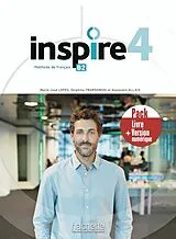 Set mit div. Artikeln (Set) Inspire 4 - Internationale Ausgabe, m. 1 Buch, m. 1 Beilage von Marie-José Lopes, Delphine Twardowski-Vieites