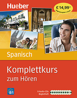   Komplettkurs Spanisch zum Hören: 9 Audio-CDs + Begleitheft