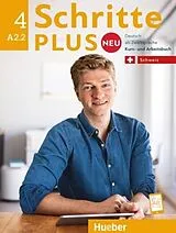 Kartonierter Einband Schritte Plus Neu 4. A2.2. Schweiz. Kursbuch u. Arbeitsbuch mit Audios online von Daniela Niebisch, Angela Pude, Franz Sprecht