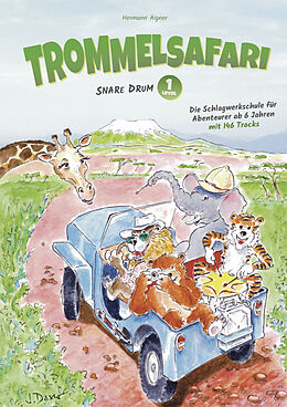 Hermann Aigner Notenblätter Trommelsafari Snare Drum Level 1 (+Download)