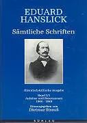 Eduard Hanslick. Sämtliche Schriften