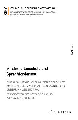 Kartonierter Einband Minderheitenschutz und Sprachförderung von Jürgen Pirker