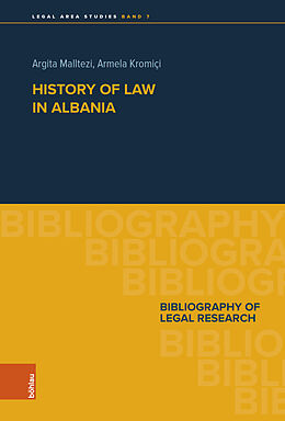 Livre Relié History of Law in Albania de Argita Malltezi, Armela Kromiçi