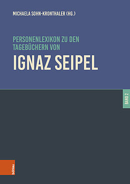 Fester Einband Personenlexikon zu den Tagebüchern von Ignaz Seipel von 