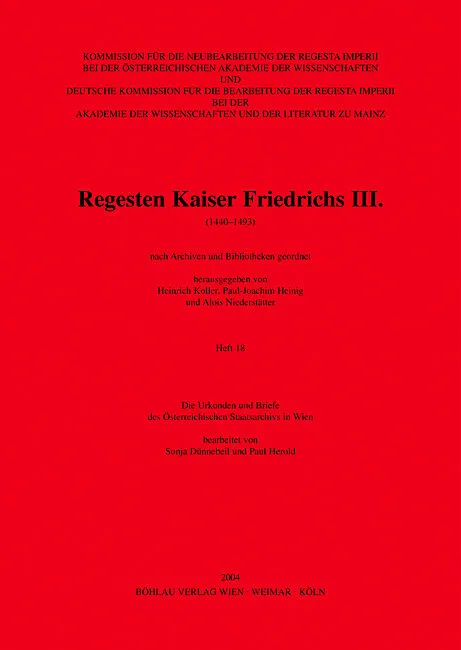 Die Urkunden und Briefe des Österreichischen Staatsarchivs in Wien