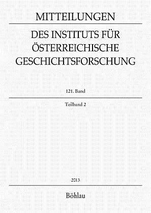 Mitteilungen des Instituts für österreichische Geschichtsforschung