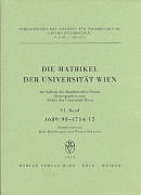 Publikationen des Instituts für Österreichische Geschichtsforschung. 6. Reihe: Quellen zur Geschichte der Universität Wien / Die Matrikel der Universität Wien