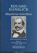 Eduard Hanslick. Sämtliche Schriften