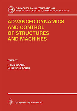 Couverture cartonnée Advanced Dynamics and Control of Structures and Machines de 
