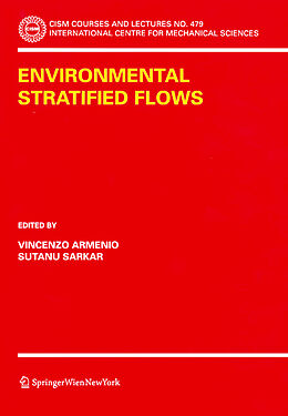 Couverture cartonnée Environmental Stratified Flows de 
