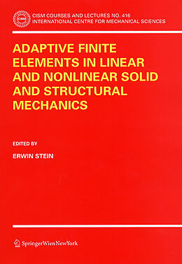 E-Book (pdf) Adaptive Finite Elements in Linear and Nonlinear Solid and Structural Mechanics von 