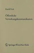 E-Book (pdf) Öffentliche Verwaltungskommunikation von Rudolf Feik