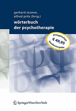 E-Book (pdf) Wörterbuch der Psychotherapie von Gerhard Stumm, Alfred Pritz