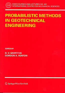 Kartonierter Einband Probabilistic Methods in Geotechnical Engineering von 