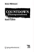 E-Book (pdf) Countdown - 3 Kunstgenerationen von Heiner Mühlmann