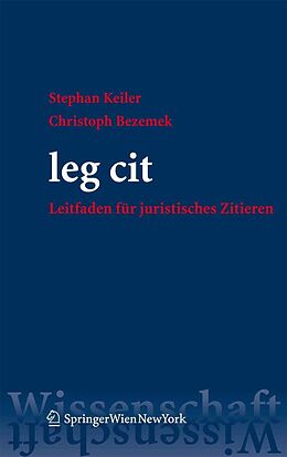 E-Book (pdf) leg cit von Stephan Keiler, LL. M. (Yale) Bezemek