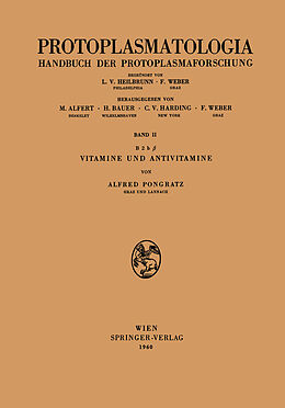 Kartonierter Einband Vitamine und Antivitamine von Alfred Pongratz