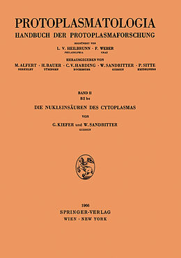 Kartonierter Einband Die Nukleinsäuren des Cytoplasmas von Günther Kiefer, Walter Sandritter
