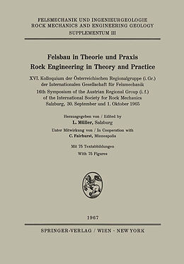 Kartonierter Einband Felsbau in Theorie und Praxis Rock Engineering in Theory and Practice von 