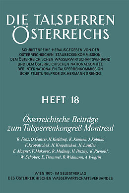 Kartonierter Einband Österreichische Beiträge zum Talsperrenkongreß Montreal von 