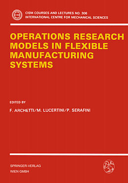 Couverture cartonnée Operations Research Models in Flexible Manufacturing Systems de 