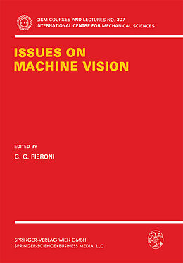 Couverture cartonnée Issues on Machine Vision de 