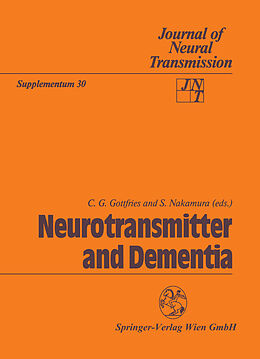 Couverture cartonnée Neurotransmitter and Dementia de 