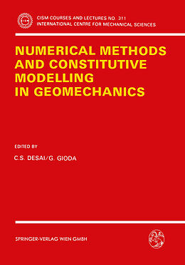 Couverture cartonnée Numerical Methods and Constitutive Modelling in Geomechanics de 
